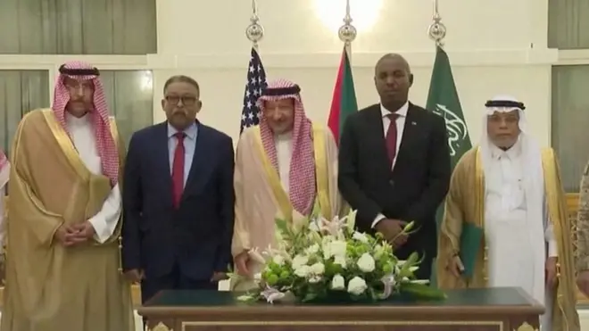 وقع الجيش وقوات الدعم السريع اتفاقا في السعودية