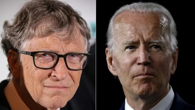 Билл Гейтс и Джо Байден