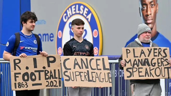 "European Super League football": Teams wey don pull out of ESL