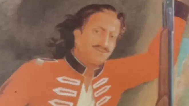 منگل پانڈے کی ایک تصویر