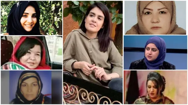 جایزه افتخاری شجاعت وزارت خارجه آمریکا امسال به این هفت زن از افغانستان که حملات هدفمند جان داده‌اند، اهدا می‌شود