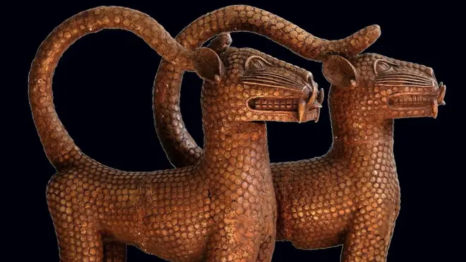 Leopardos de bronce de Benín