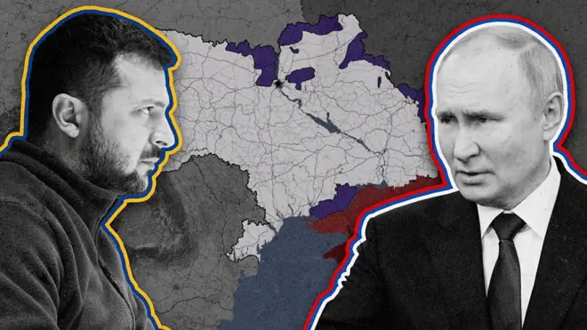 BBC가 지도 애니메이션을 통해 300일간의 전쟁이 어떻게 펼쳐졌는지 정리했다.