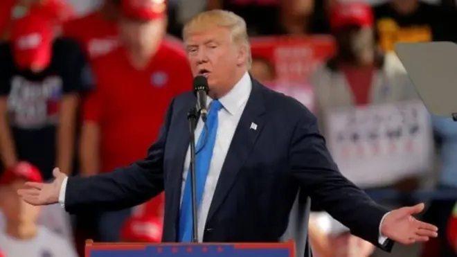 Trump oo hadlaya ka dib guusha