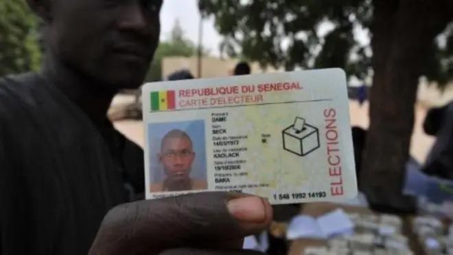 Senegal election card
