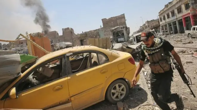 Wanajeshi wanaoungwa mkono na Marekani waukomboa mji wa Mosul kutoka kwa mikono ya IS