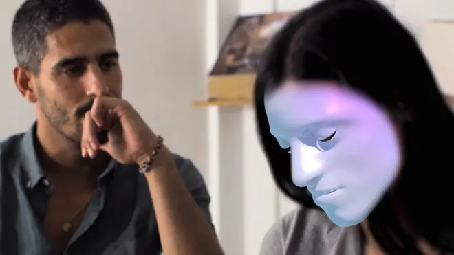 Ahmed talking to Laila