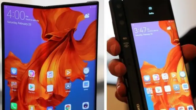 메이트 X 화면은 '엣지투엣지' 디자인이다