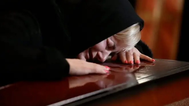 Umuvyeyi aririra umuhungu wiwe