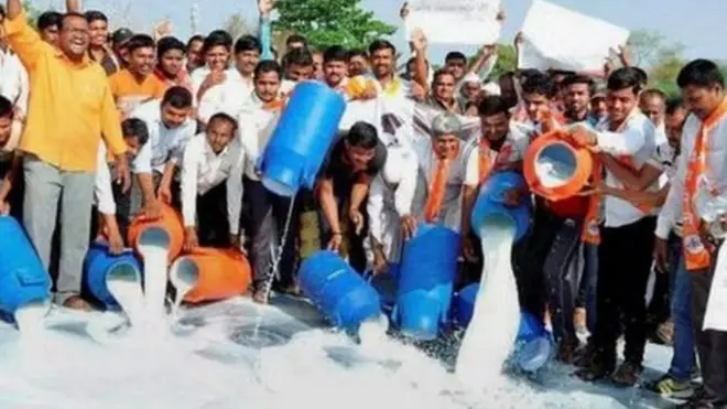 महाराष्ट्र में किसानों की हड़ताल