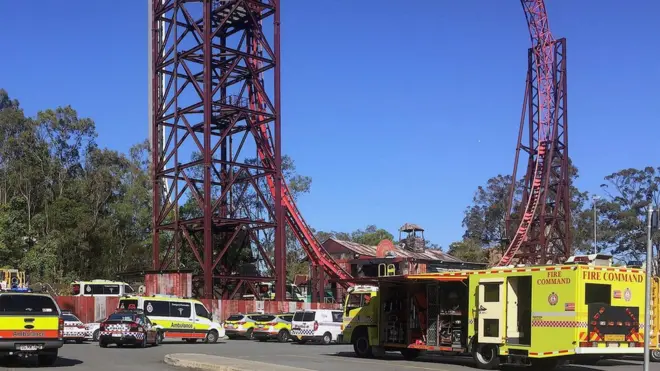 Спасательные службы уже прибыли в один из крупнейших парков Австралии