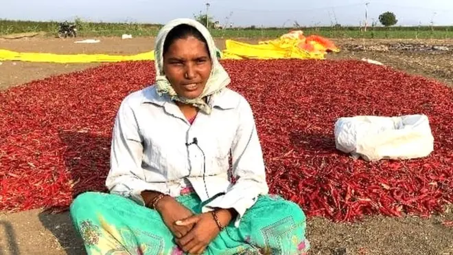 మిర్చిపంటలో తీవ్రంగా నష్టపోయానంటున్న కౌలు రైతు గుగులోత్ మల్లీశ్వరి