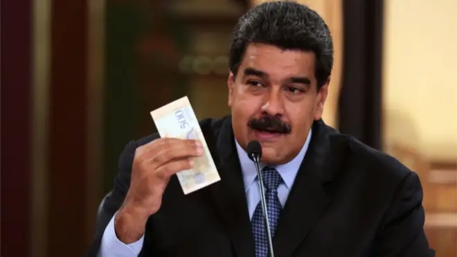 El presidentenordeste fc sportingbetVenezuela, Nicolás Maduro, presentó un plan económico para el país que incluye una nueva moneda.