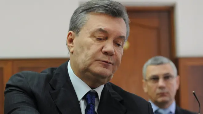 Віктор Янукович у суді в Ростові-на-Дону, 2016 рік