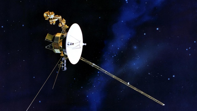 Ilustración de una nave Voyager