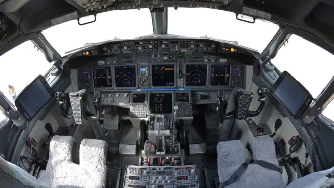 ห้องนักบินเครื่องโบอิ้ง