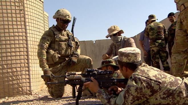 Американские войска в Афганистане, фото 2016 года