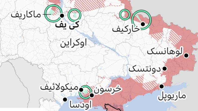 نقشه اوکراین