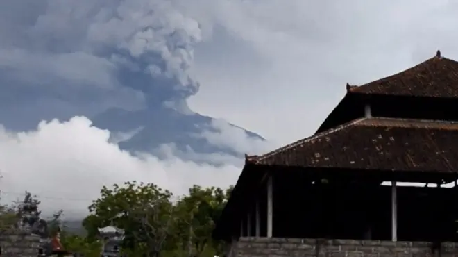 Агунг виверження