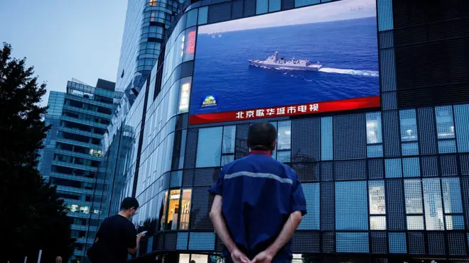 中國軍演：日本抗議導彈落入其專屬經濟區 台灣漁民稱氣氛緊張