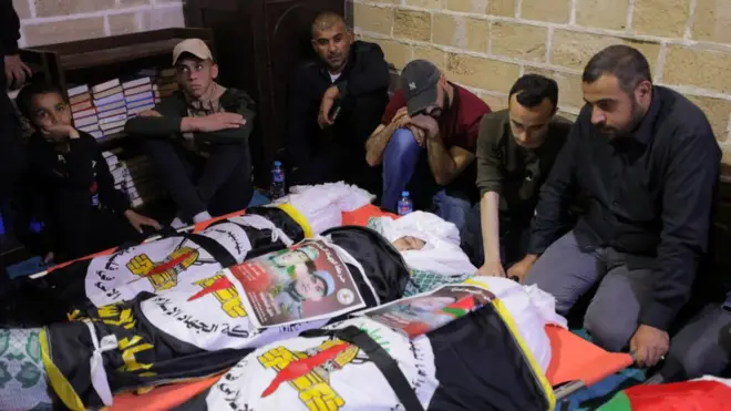 جنازة قادة سرايا القدس