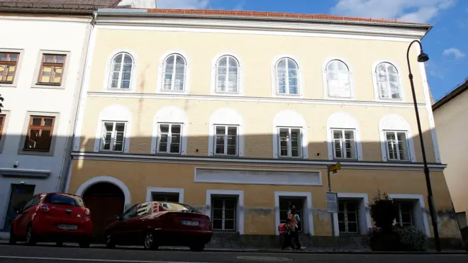 The house of in which Adolf Hitler was born is seen in Braunau am Inn, Austria, on 24 September 2012