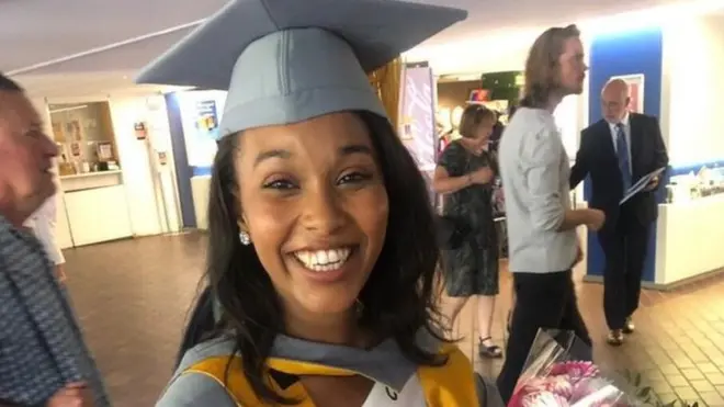 ቨነሳ ጸሃየ ሎሚ 24 ሓምለ 2019 ካብ ዩኒቨርሲቲ ሰዋስ ተመሪቓ