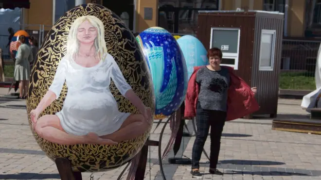 Виставка писанок на Софійській площі, 2017, Київ