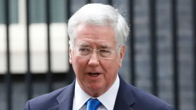 Michael Fallon, le ministre britannique de la Défense.