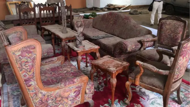 Fanicha hii ilitumiwa na balozi wa Eritrea nchini Ethiopia miongo miwili iliyopita