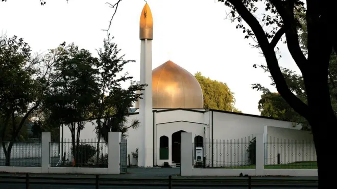 The Al Noor Mosque in the city centre was the scene of the first shooting
