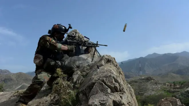 Nangarhar bölgesinde özel kuvvetler