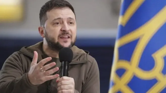 Ukrainian President Volodymyr Zelensky