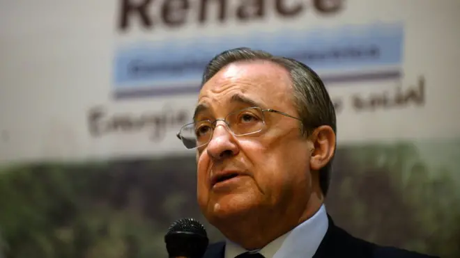 Florentino Pérez, presidente del Real Madrid.