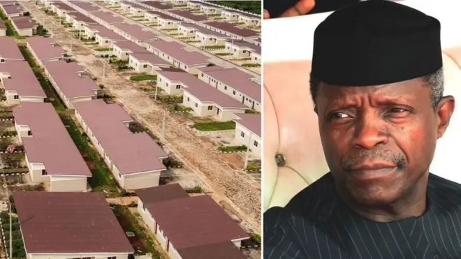 Yemi Osinbajo tok about di National Housing Scheme