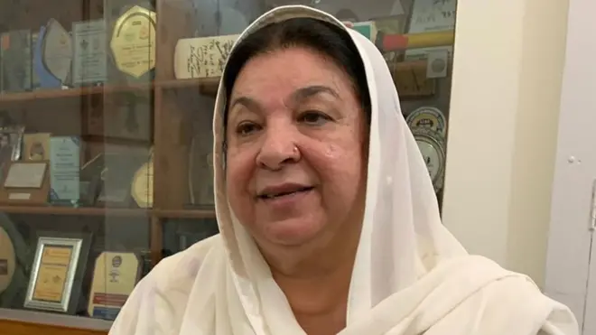 پنجاب کی وزیر صحت ڈاکٹر یاسمین راشد