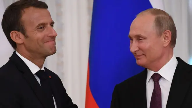 Макрон і Путін