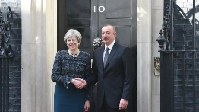 Prezident İlham Əliyev və Britaniyanın baş naziri Teresa May