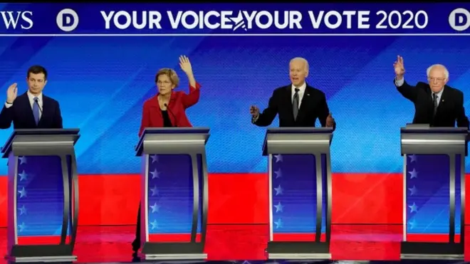 Debate entre os pré-candidatos democratas em New Hampshire; depois da confusão em Iowa, Estado é visto como o primeiro sinal de para onde vai o eleitorado