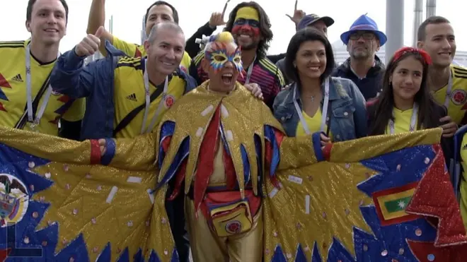 Главный фанат Колумбии