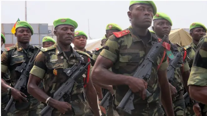 Protests don dey go on for di country on top separation matter.