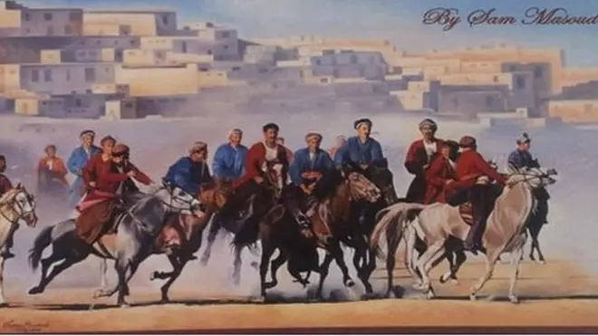 نقاشی از معماری برای نشان دادن مکان رویداد (تصویر۱، اثر از سم مسعود)