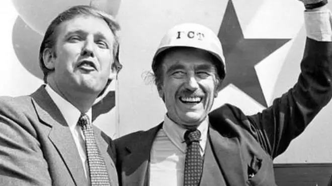 فريد ترامب ونجله دونالد