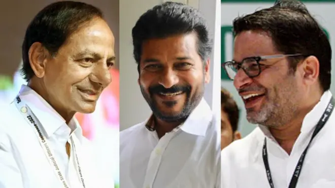 కేసీఆర్, రేవంత్ రెడ్డి, ప్రశాంత్ కిశోర్