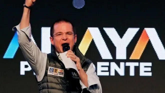 Ricardo Anaya es el candidato de la coalición Por México al Frente.