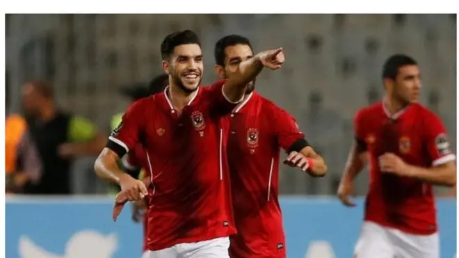 Walid Azarou a marqué trois des six buts d'Al Ahly, contre le WAC de Casablanca.