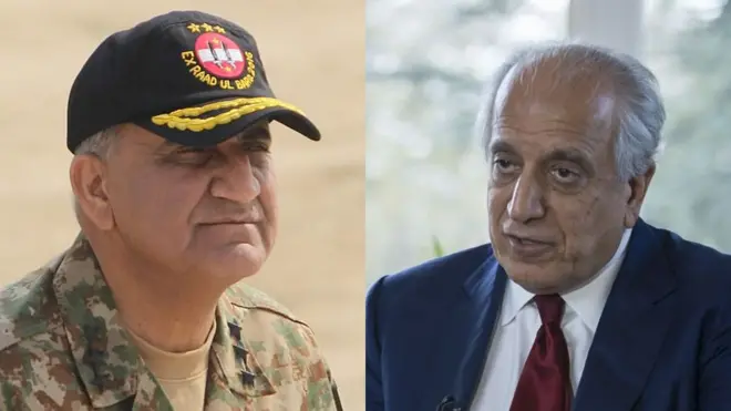 اسلام اباد کې د امریکا سفارت وايي، زلمي خلیلزاد له پاکستاني چارواکو سره د امریکا- طالبانو ترمنځ پر روانو خبرو هم بحث وکړ.