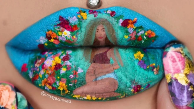 صورة نشرتها خبيرة التجميل على حسابها على انستغرام