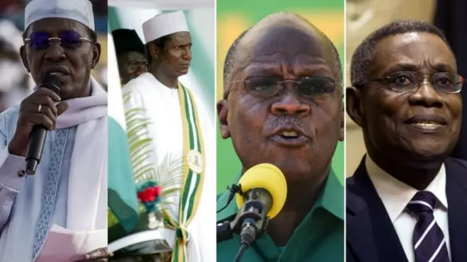 Chadian president Idriss Deby join list of African president wey die for office