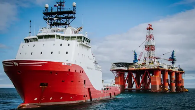 Gazprom rig